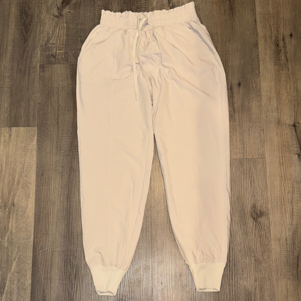 Abrecombie and Fitch Cream Jogger Pants
